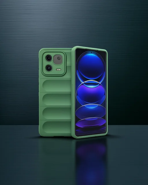 Xiaomi Mi 13 Pro Kılıf Optimum Silikon - Koyu Yeşil