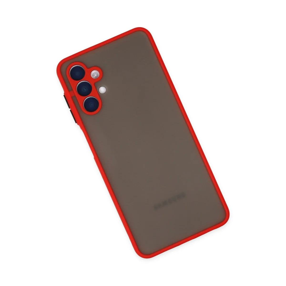 Samsung Galaxy A04s Kılıf Montreal Silikon Kapak - Kırmızı görsel 3