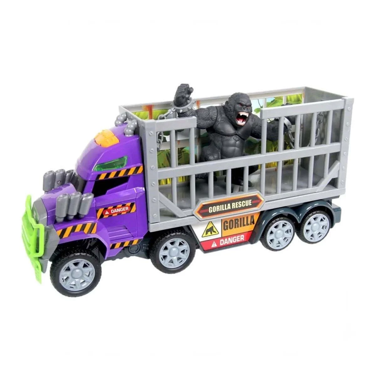 74641 Sesli ve Işıklı Motorize Araba Goril Kurtarıcısı -Sunman görsel 3