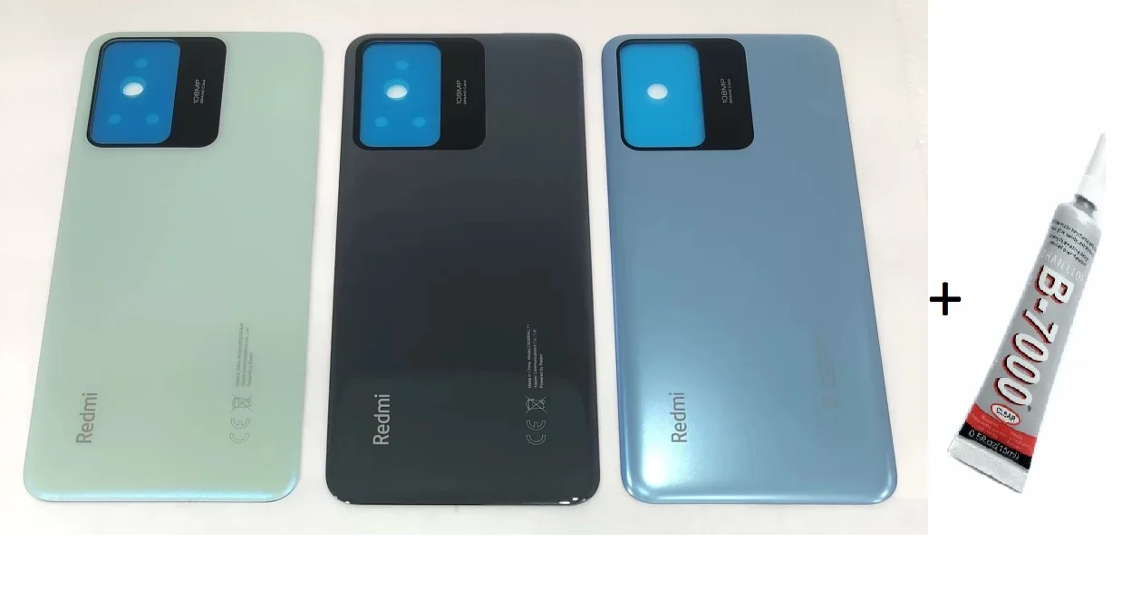 REDMİ NOTE 12S Arka Batarya Pil Kapağı SİYAH (B700 görsel 2