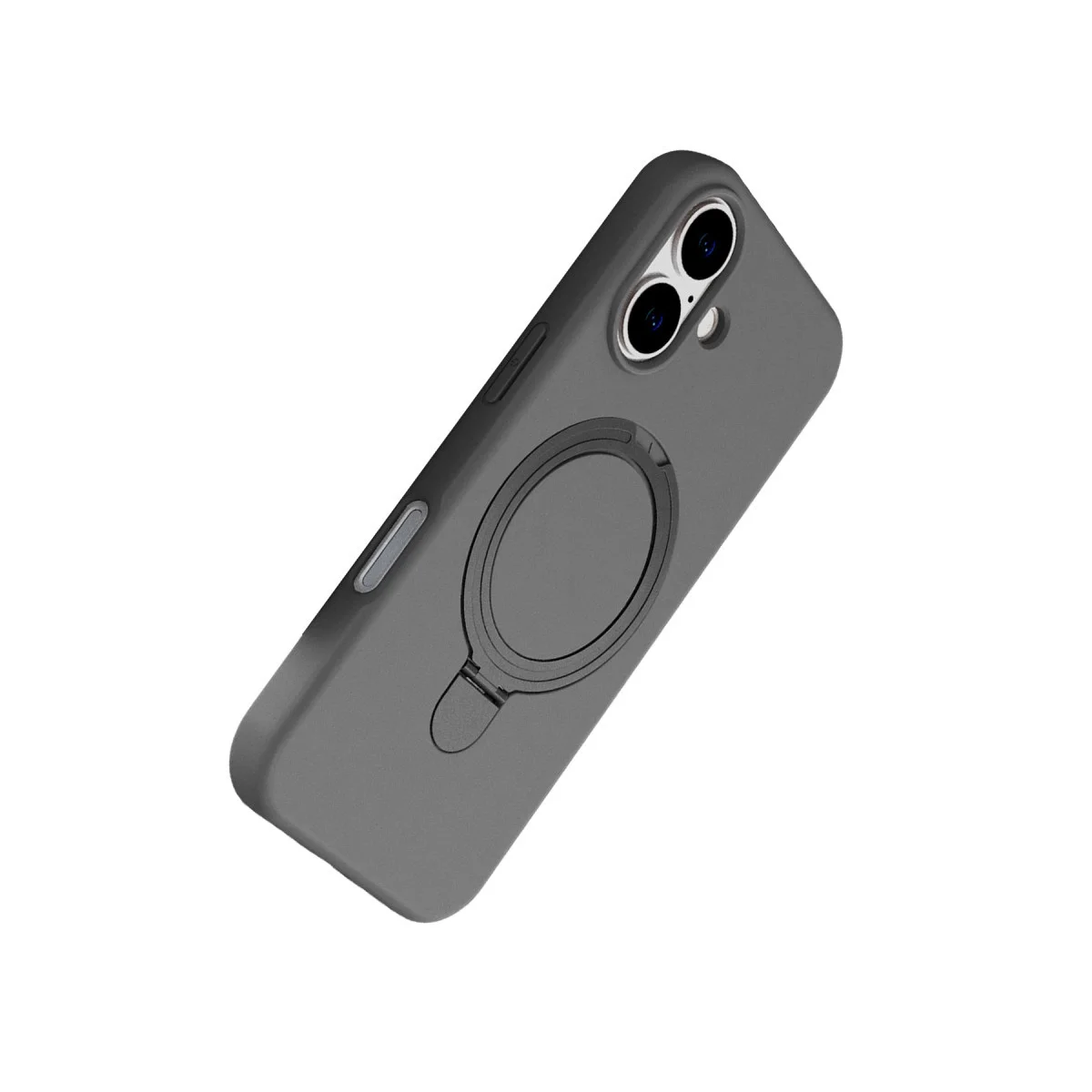 Apple İphone 16 Regal Magsafe Standlı Kapak - Titan Gri görsel 4