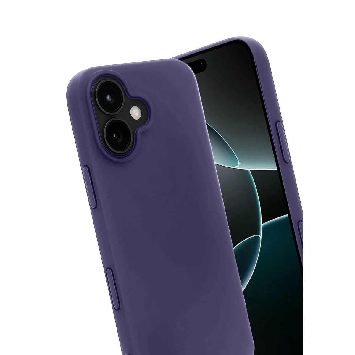 Apple İphone 17 First Silikon - Mürdüm görsel 3