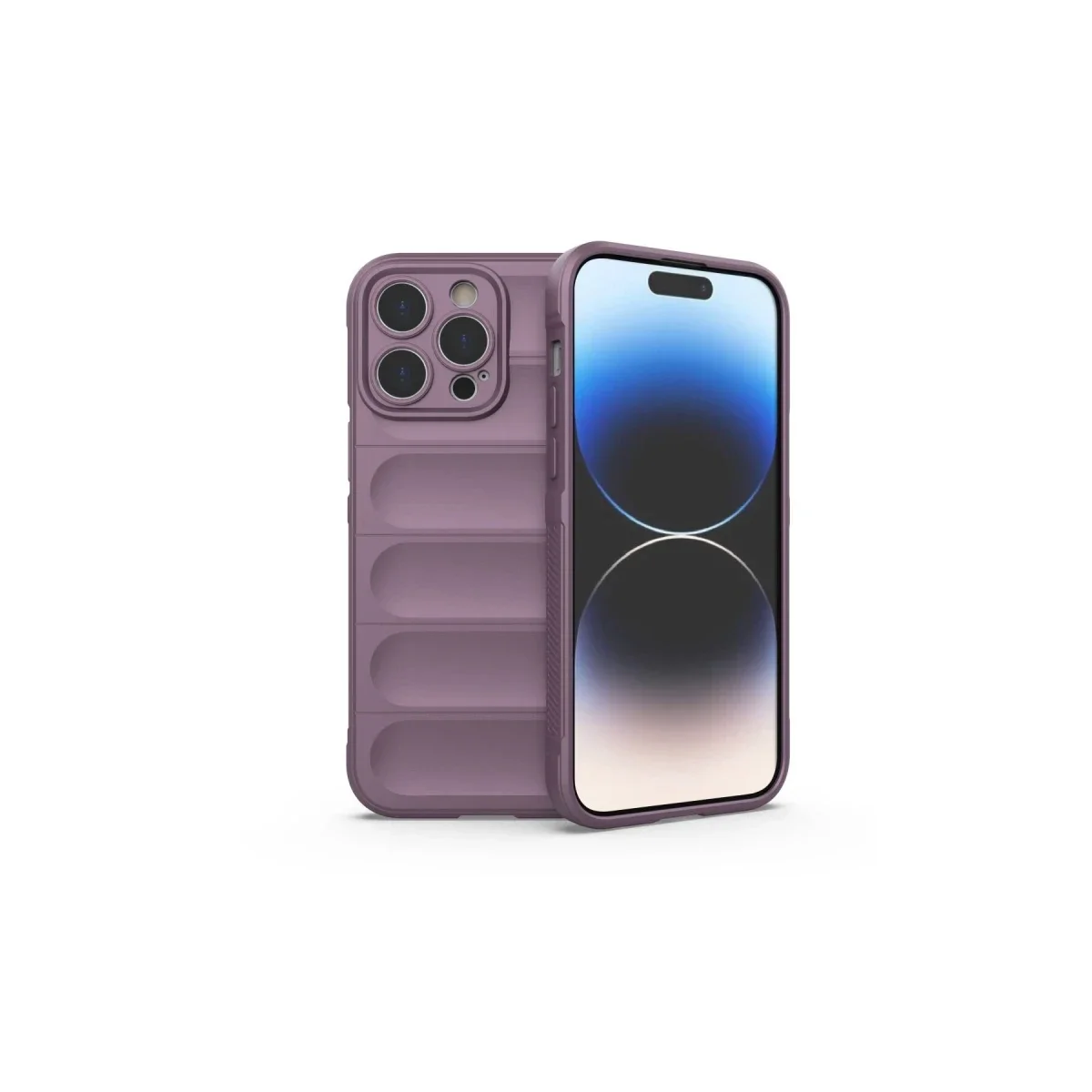 Apple iPhone 15 Pro Max Kılıf Optimum Silikon - Mor