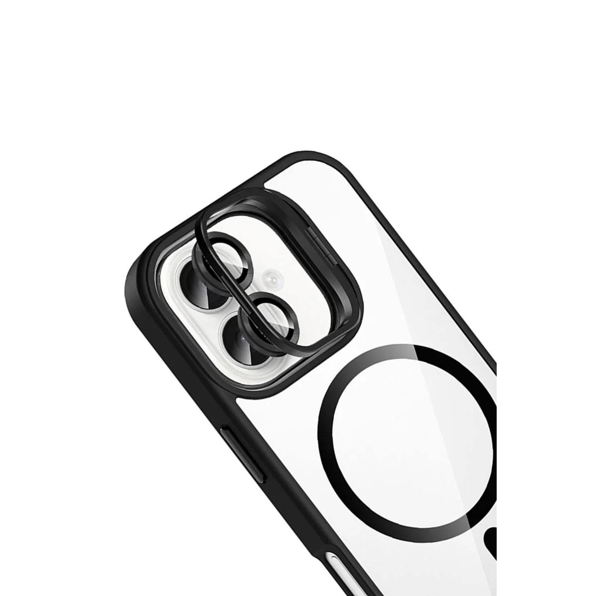 Joko Apple İphone 16 Plus Rem Lensli Magsafe Standlı Kapak - Siyah görsel 4
