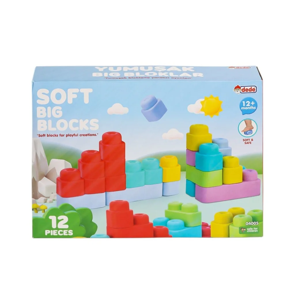 04005 Yumuşak Big Bloklar 12 Parça