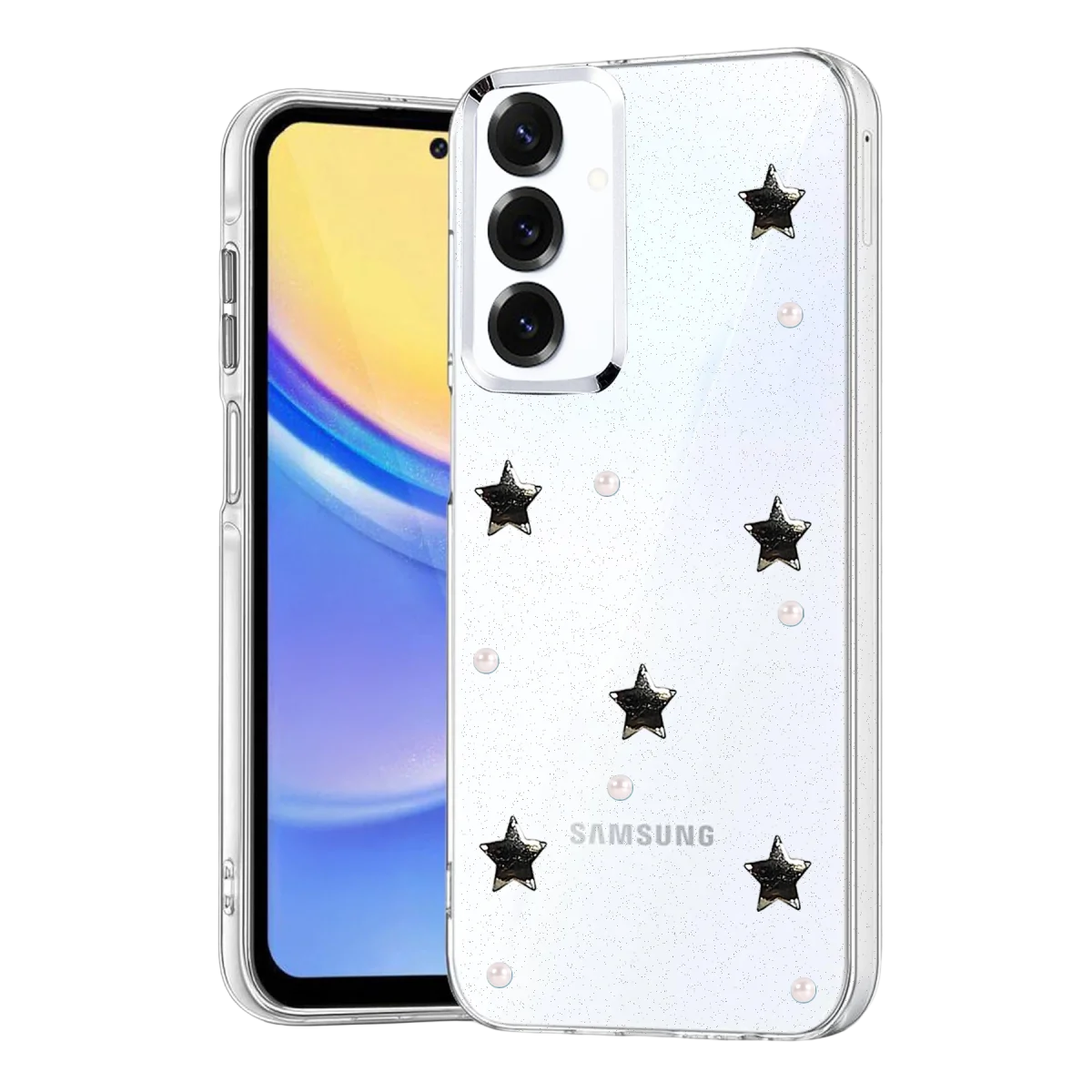 Samsung Galaxy A15 4G Fiyonk Desenli Kapak - Desen 7