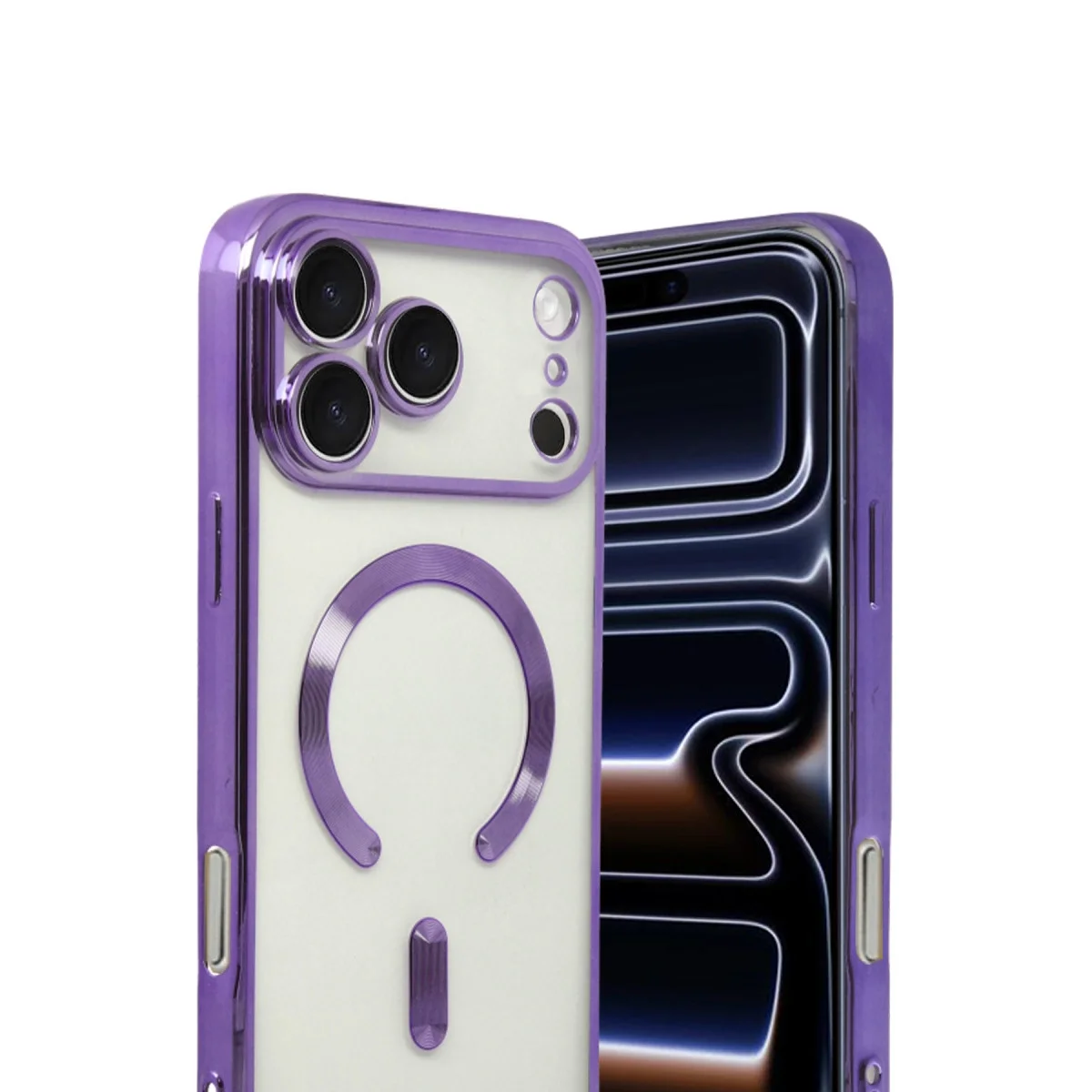 Apple İphone 17 Pro Kross Magneticsafe Kapak - Mor görsel 2