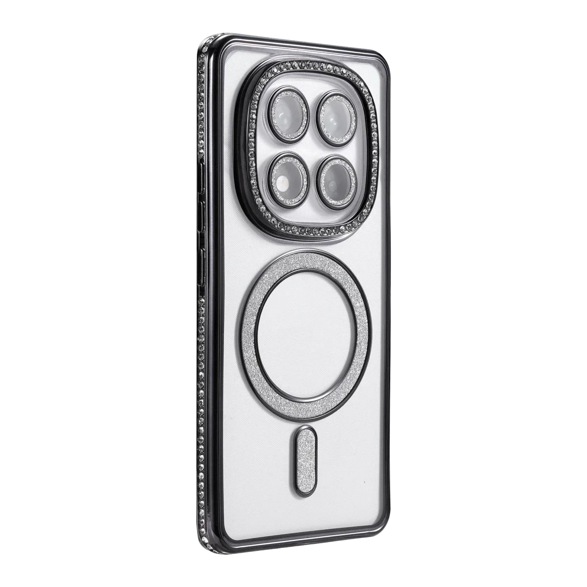 Xiaomi Redmi Note 14 Pro 5G Joke Simli Magneticsafe Kılıf - Siyah görsel 3