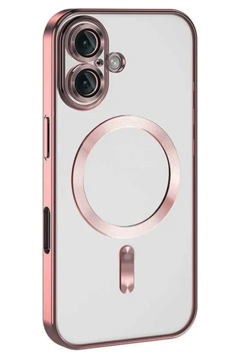 Apple iPhone 16 Plus Kılıf Kross Magneticsafe Kapak - Pembe