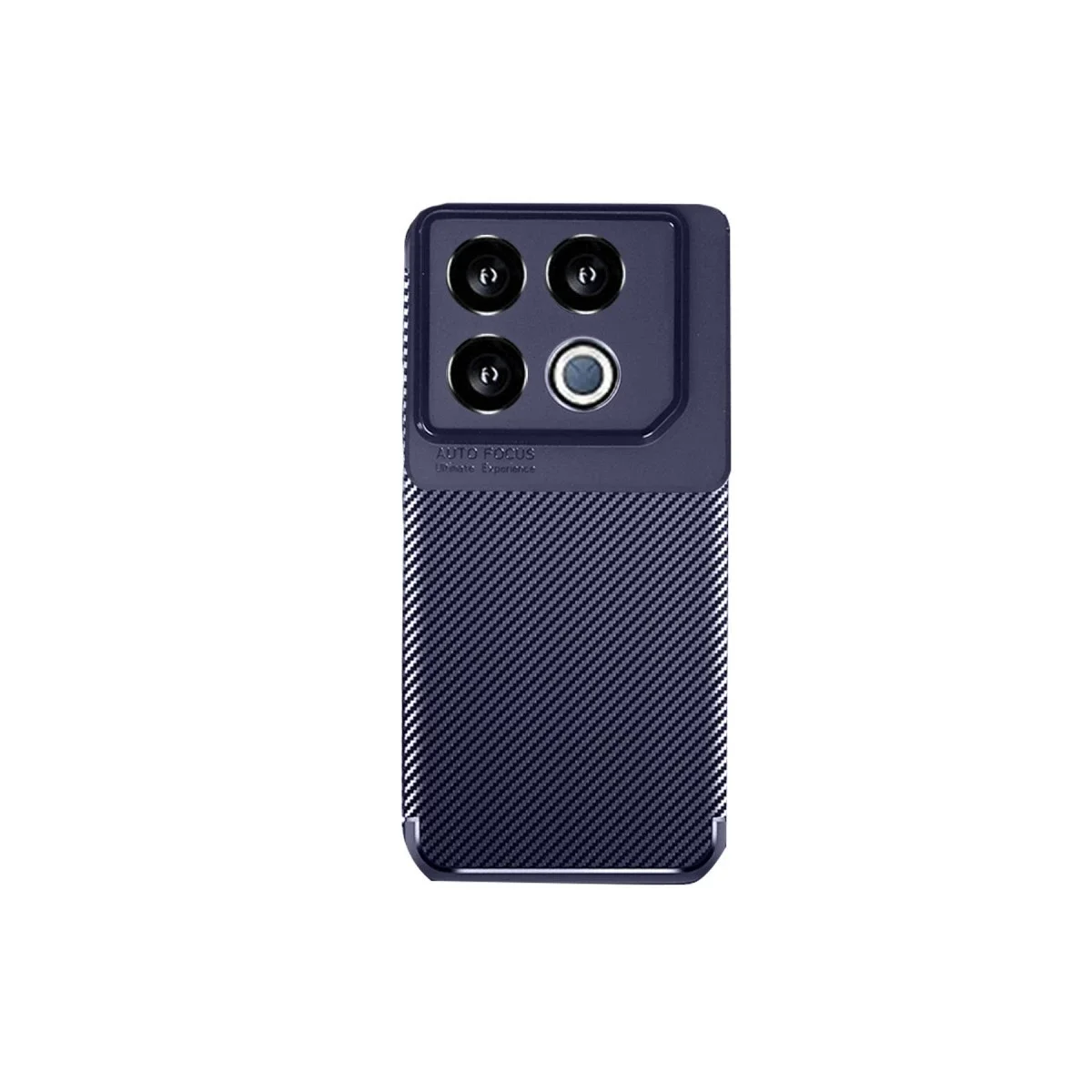 İnfinix GT 20 Pro Kılıf Auto Focus Karbon Kapak - Lacivert görsel 3