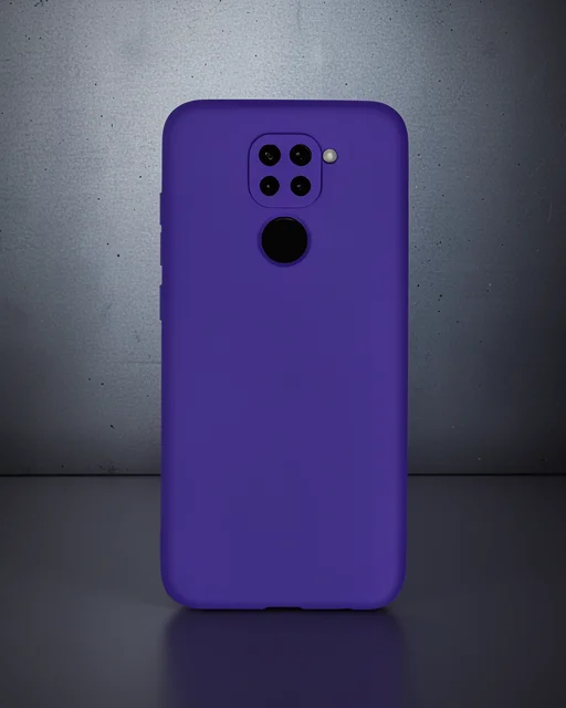 Xiaomi Redmi Note 9 Kılıf Nano İçi Kadife Silikon - Mor