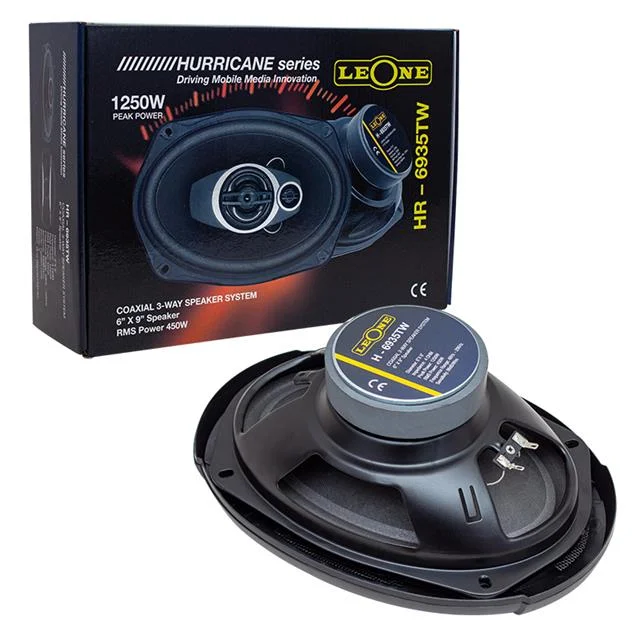 Leone HR-6935TW 1250 Watt 6 X 9 Kapaklı Çiftli Takım Oval Hoparlör görsel 3
