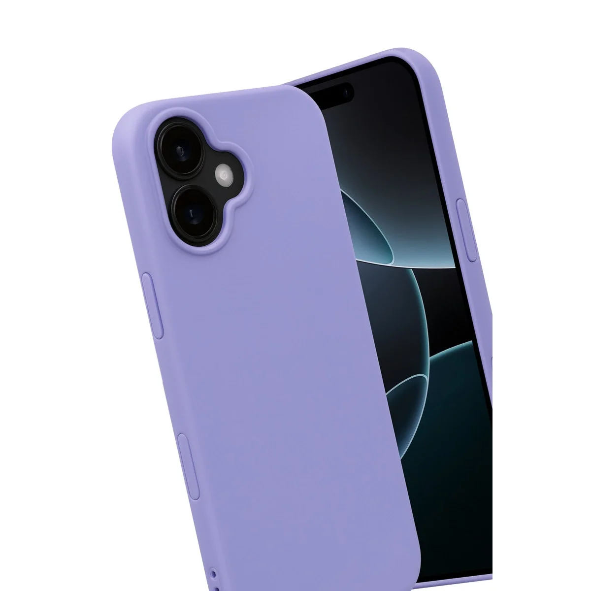 Apple İphone 17 Nano İçi Kadife Silikon - Lila görsel 3
