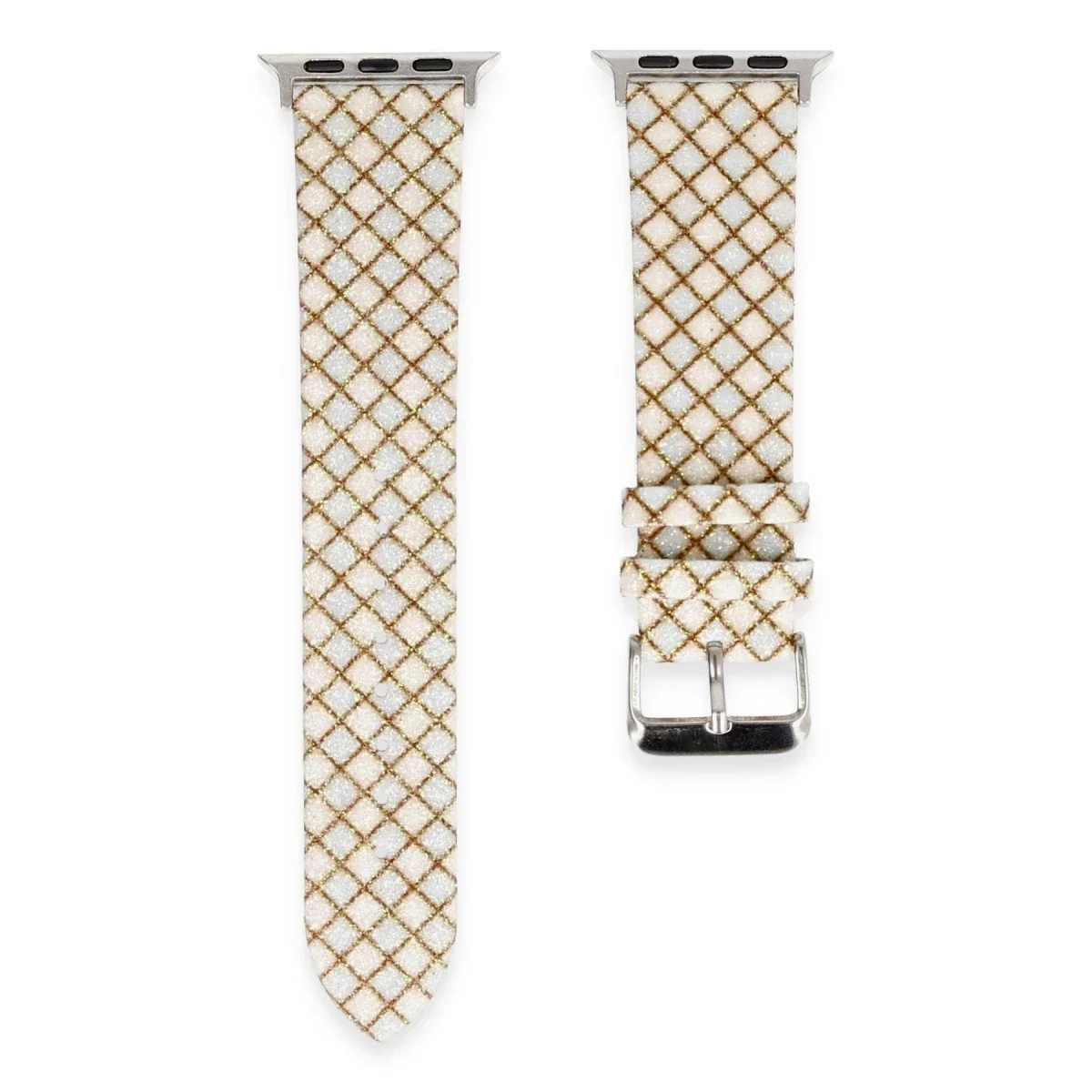 Apple Watch 38mm Karo Motif Kordon - Mavi görsel 3