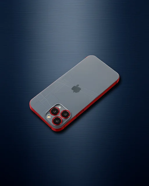 Apple İphone 11 Pro Metal Kamera Lens Koruma Cam - Kırmızı