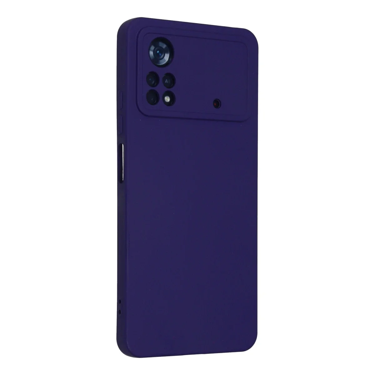 Xiaomi Poco X4 Pro 5G Kılıf Nano içi Kadife Silikon - Mor görsel 3