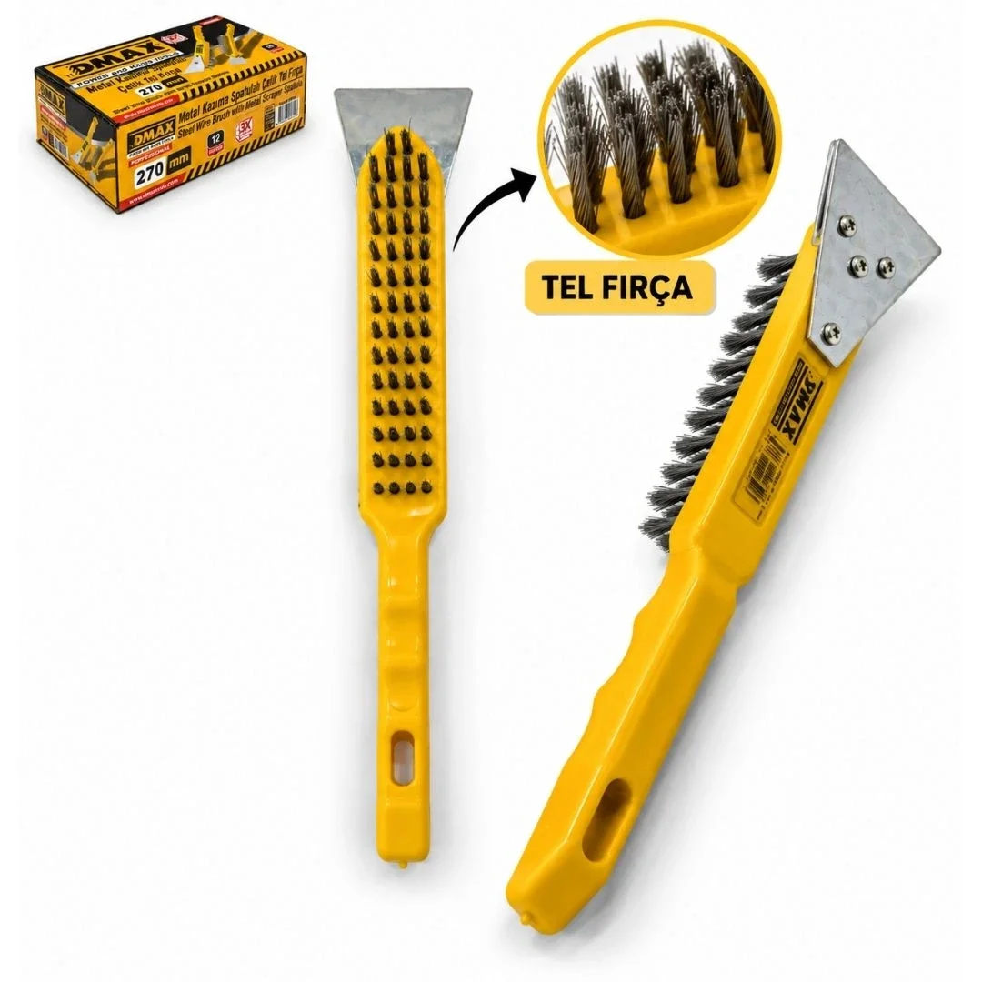 Kazıma Spatulalı Tel Fırça