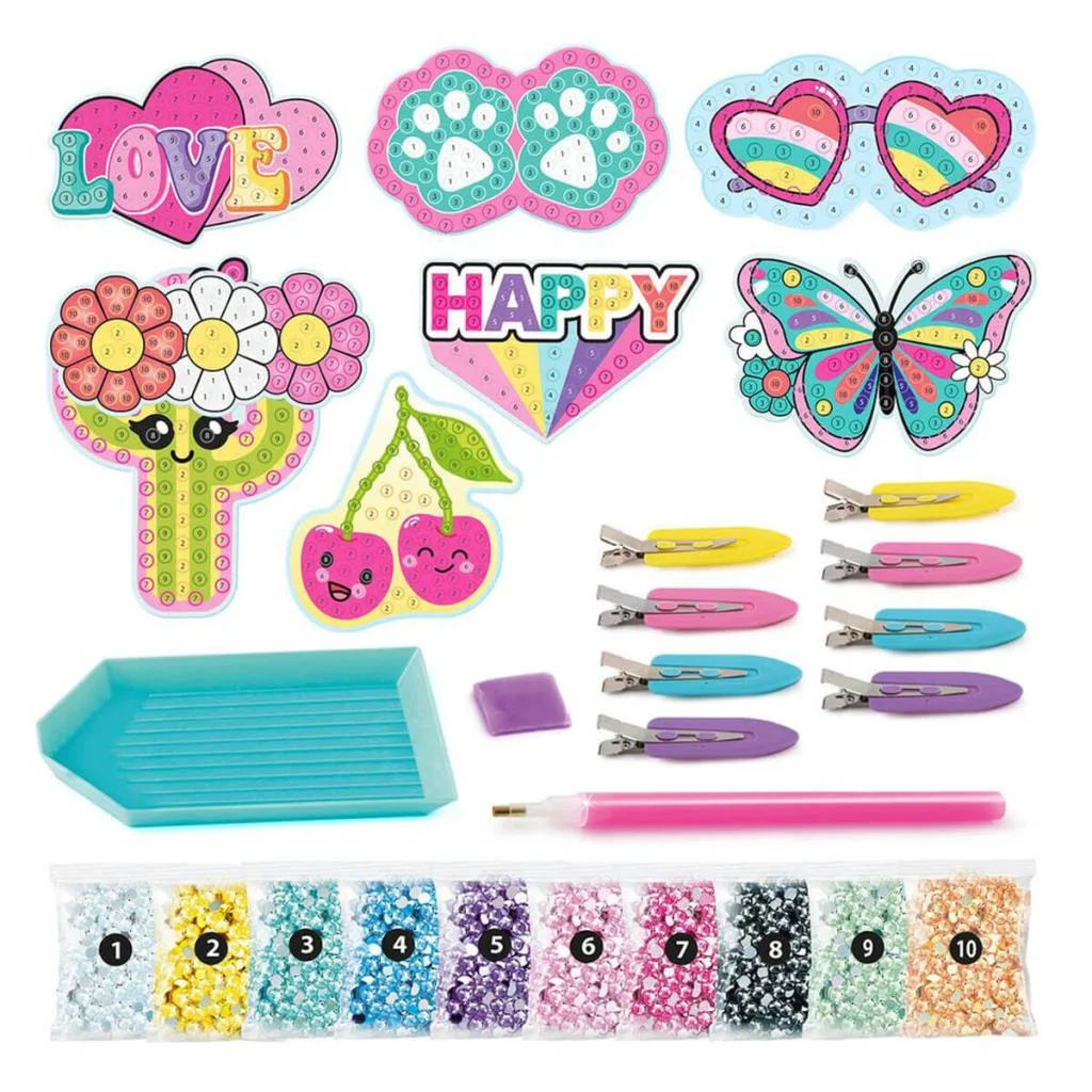 28851 Hobi Set Style 4EVER Dıamond Art Saç Tokası Yapımı
