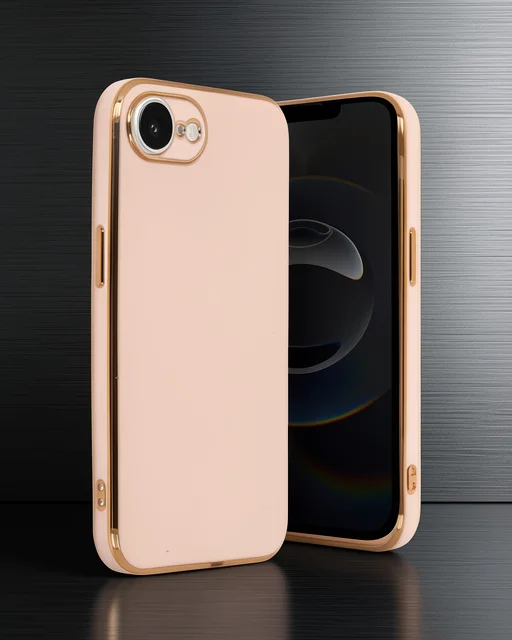 Apple İphone 16e Kılıf Volet Silikon - Pembe