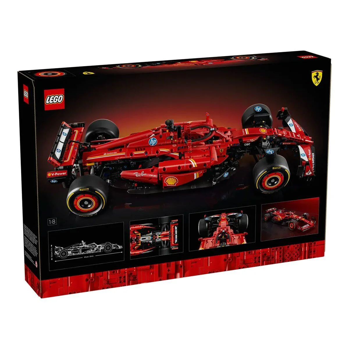 42207 Lego Technic Ferrari SF-24 F1 Araba 1361 parça +18 yaş görsel 7