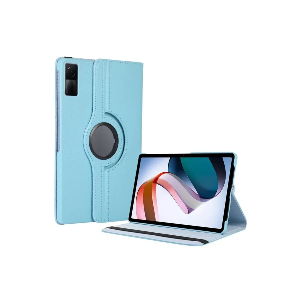 Xiaomi Redmi Pad SE 4G Kılıf 360 Tablet Deri Kılıf - Turkuaz