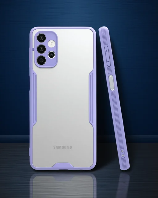 Samsung Galaxy A72 Kılıf Platin Silikon - Lila
