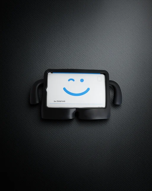Apple İpad 2022 10.9 (10.nesil) Kılıf Karakter Tablet Silikon - Siyah