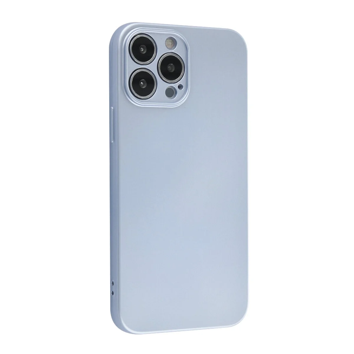 Apple İphone 13 Pro Kılıf Nano İçi Kadife Silikon - Sky Blue görsel 2