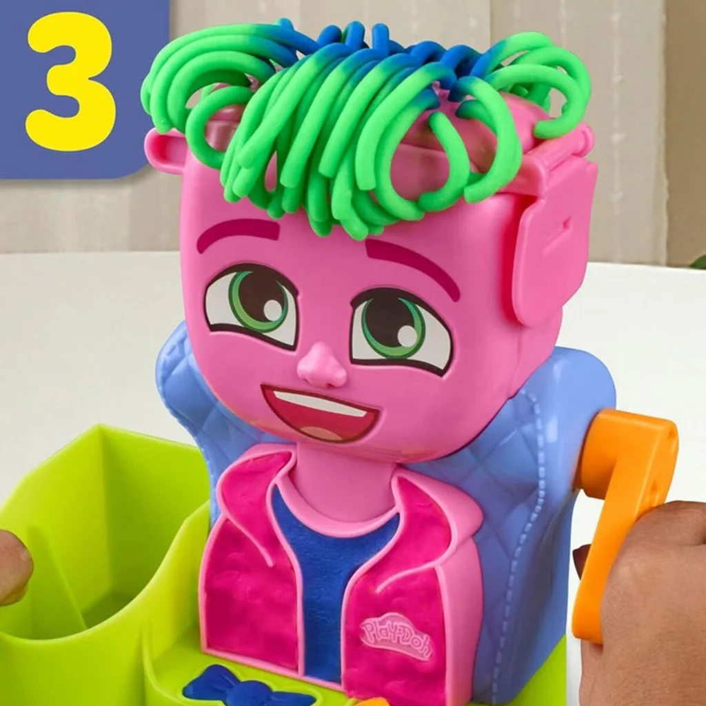 F8807 Play-Doh Renkli Kuaför Salonu+3 yaş görsel 5