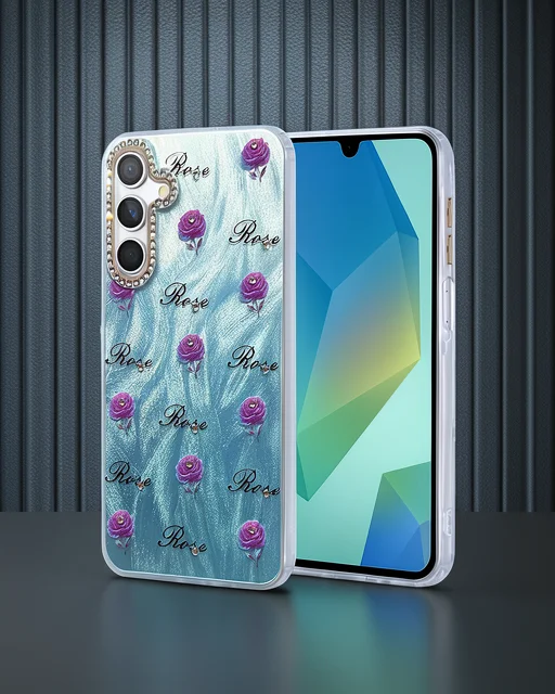 Samsung Galaxy S24 Fe Kılıf Blade Aynalı Desenli Kapak - Desen 9