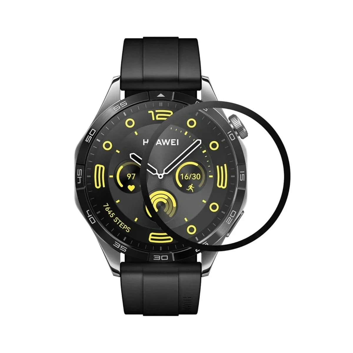 Huawei GT4 46mm 22mm Polymer Nano Ekran Koruyucu - Şeffaf görsel 3