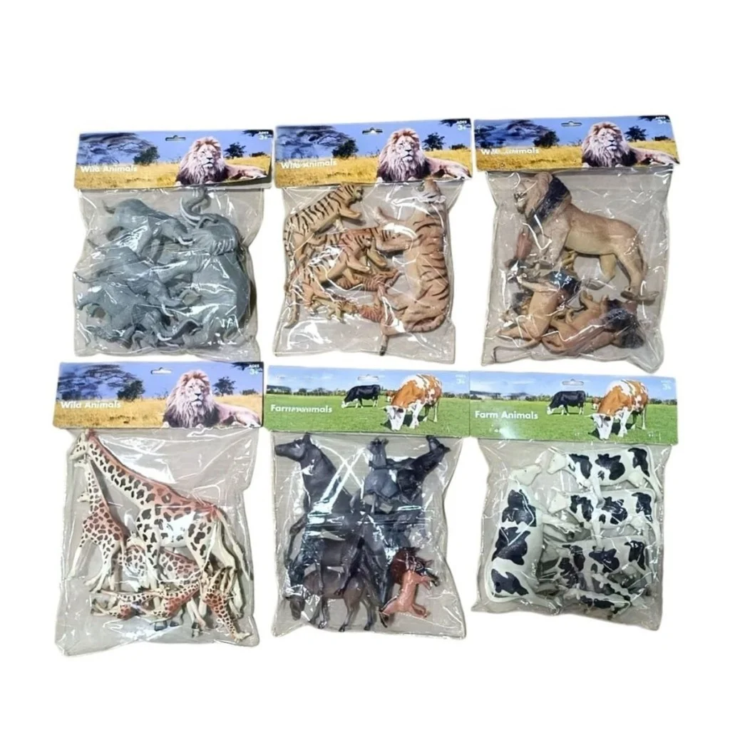SH-P9904-07AL 6 AST 7PASLAN-KAPLAN-ZÜRAFA-İNEK-FİL(Belirtilen fiyat, tekli satış için adet fiyatıdır.)