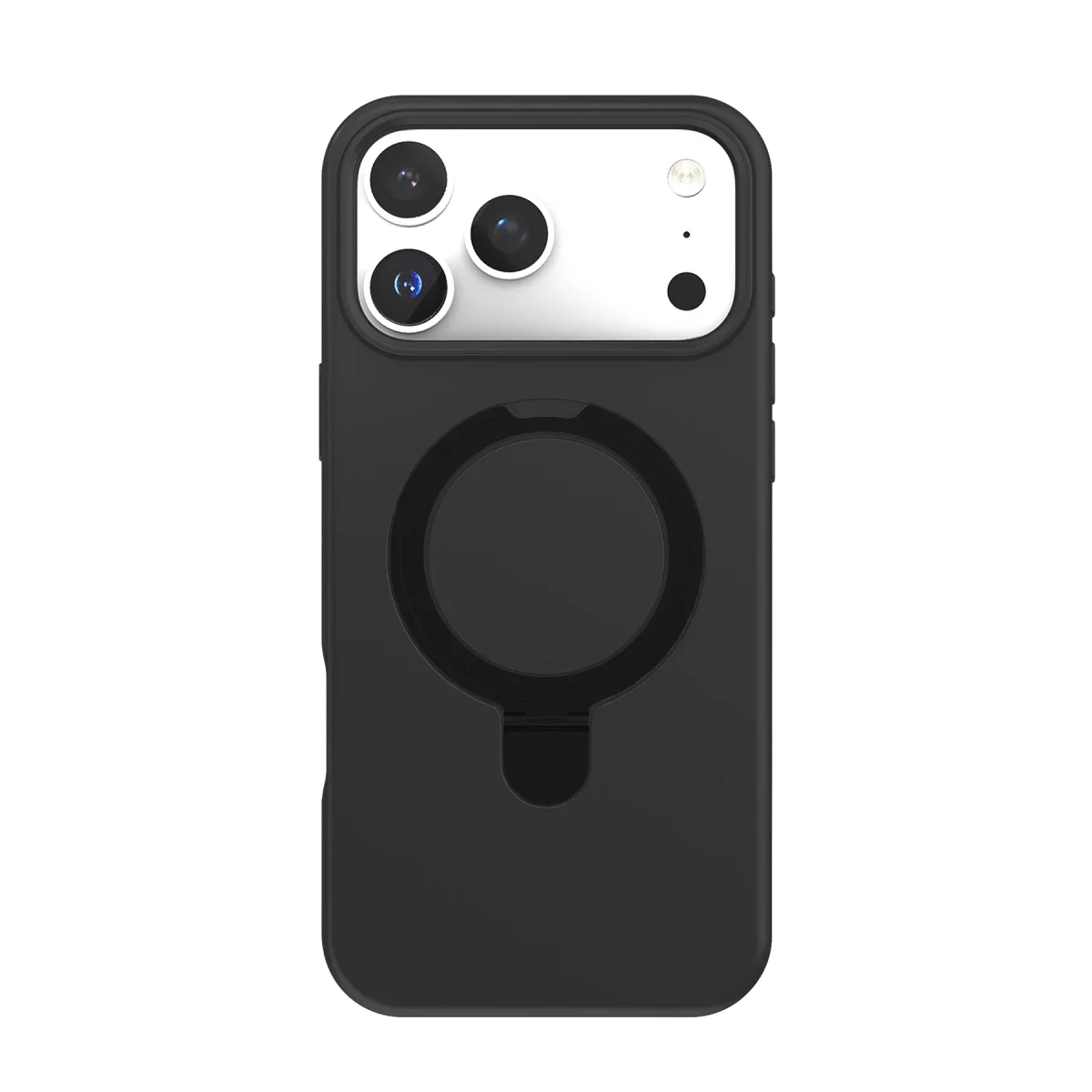 Apple İphone 18 Pro Regal Magsafe Standlı Kapak - Siyah görsel 2