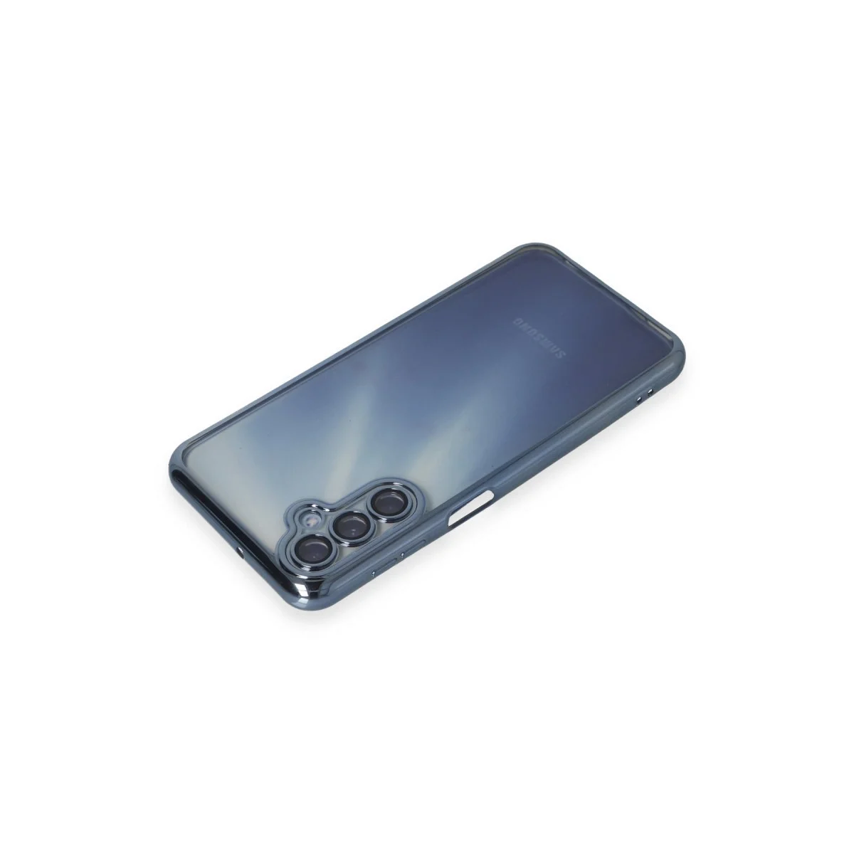Samsung Galaxy A35 5g Kılıf Razer Lensli Silikon - Açık Mavi görsel 3