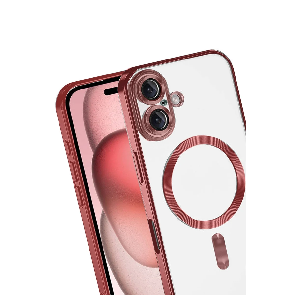 Apple İphone 17 Kross Magneticsafe Kapak - Kırmızı görsel 3