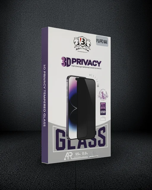 Apple İphone 15 Pro Max Bilvis 3d Hayalet Cam Ekran Koruyucu