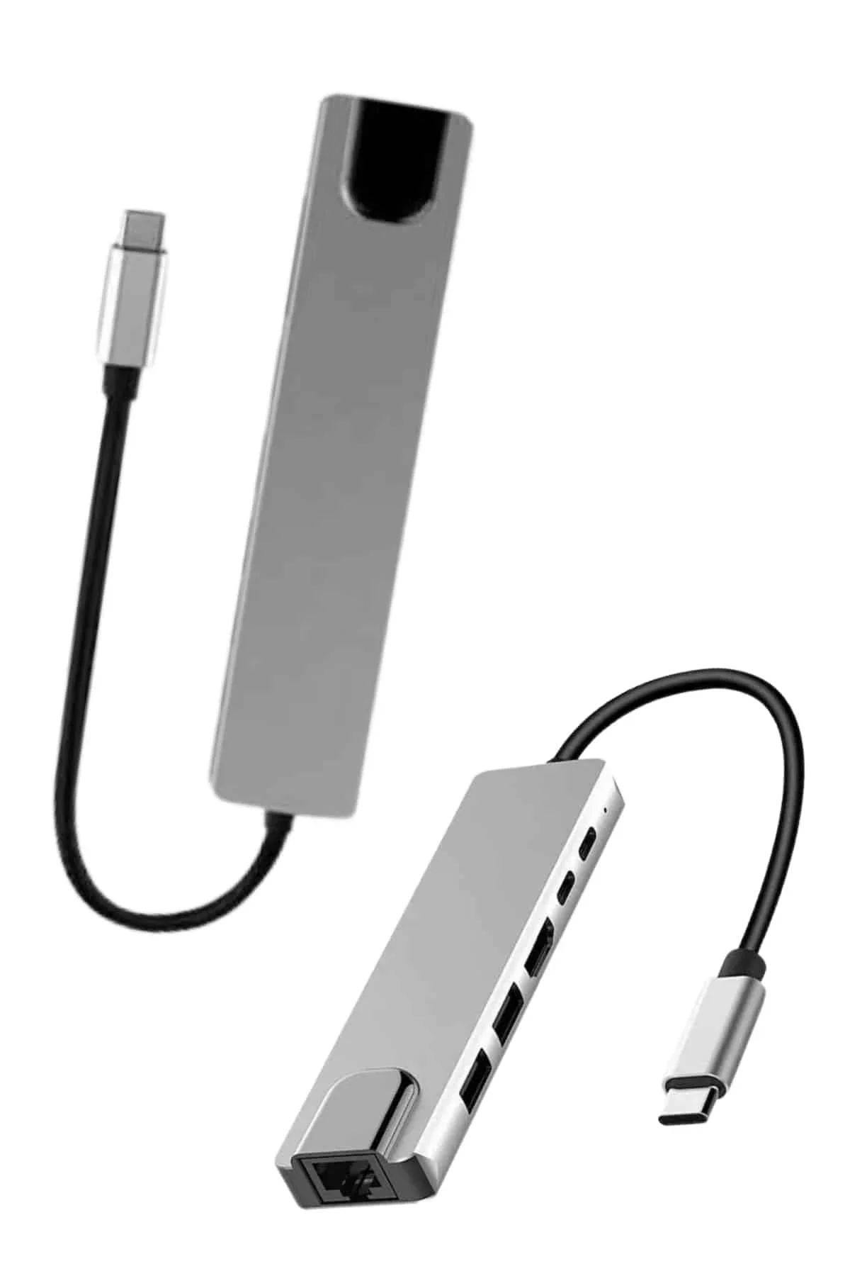 8 Port Çoklayıcı Macbook Ile Uyumlu Çoğaltıcı Type-C dönüştürücü TF SD kart görsel 4
