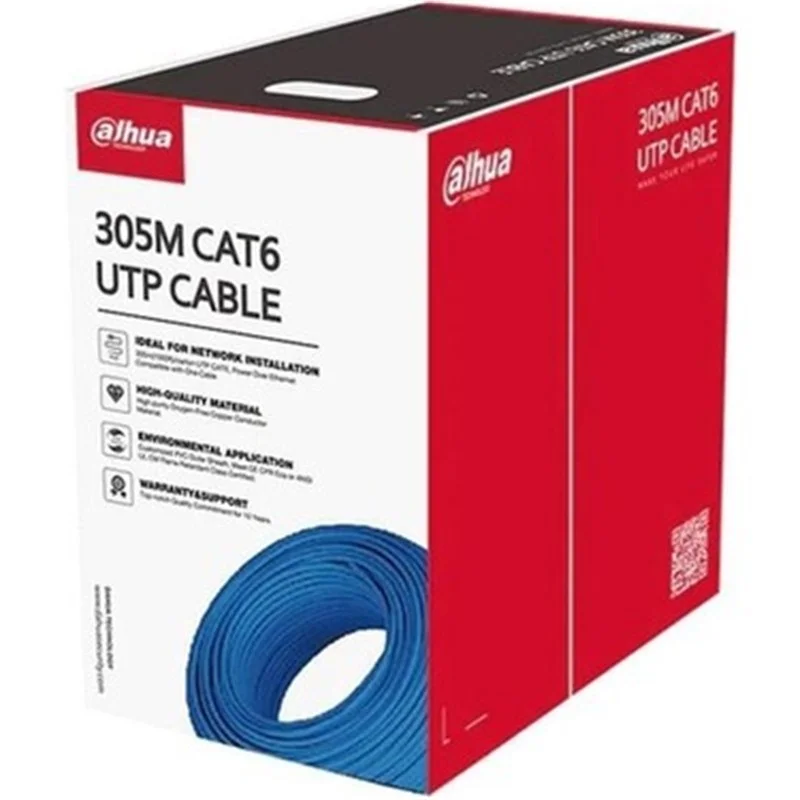 PFM922I-6UN-C 305 Metre U/utp 23AWG Cca Mavi Renk CAT6 Kablo