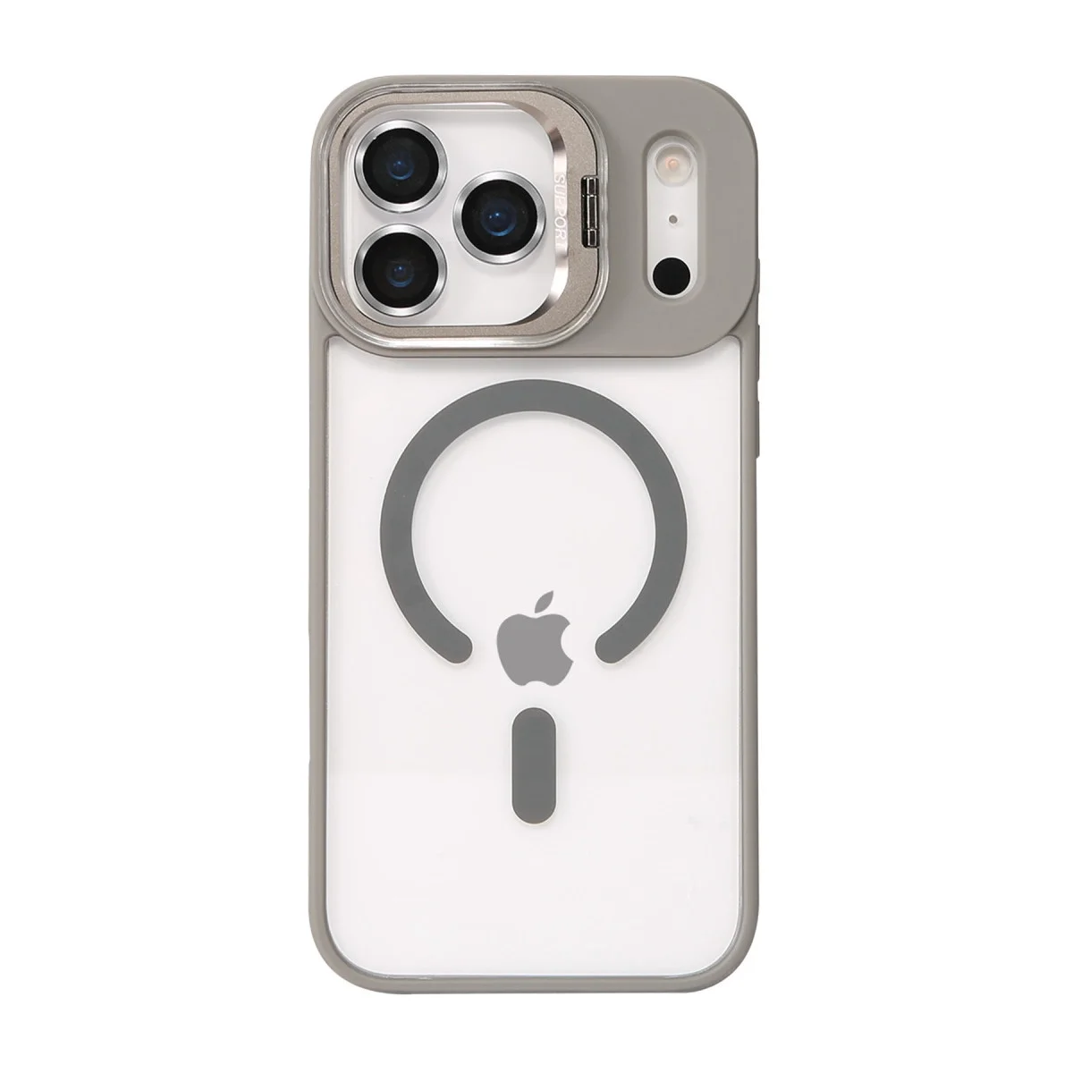 Joko Apple İphone 17 Pro Rem Lensli Magsafe Standlı Kapak - Titan Gri görsel 2