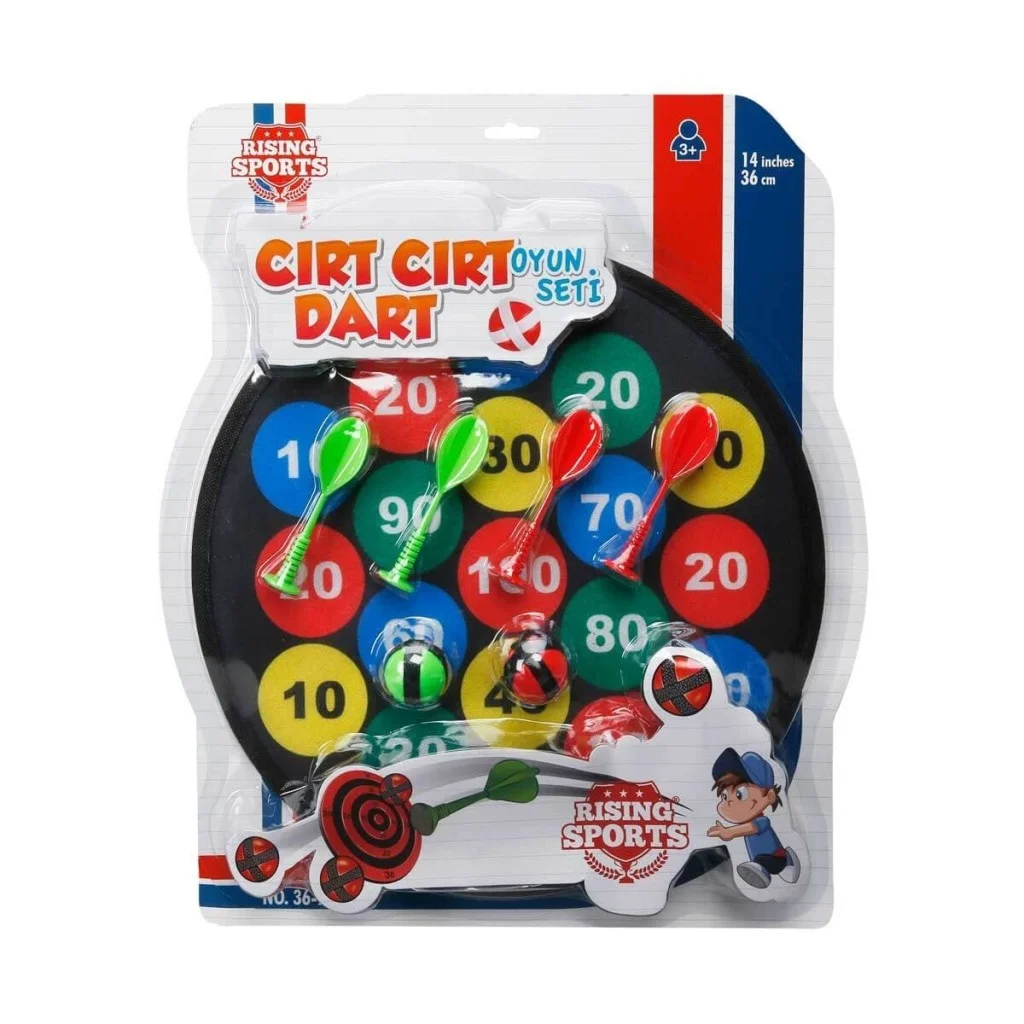 36789 Cırt Cırt Dart - İğnesiz Dart Seti 36 cm görsel 2
