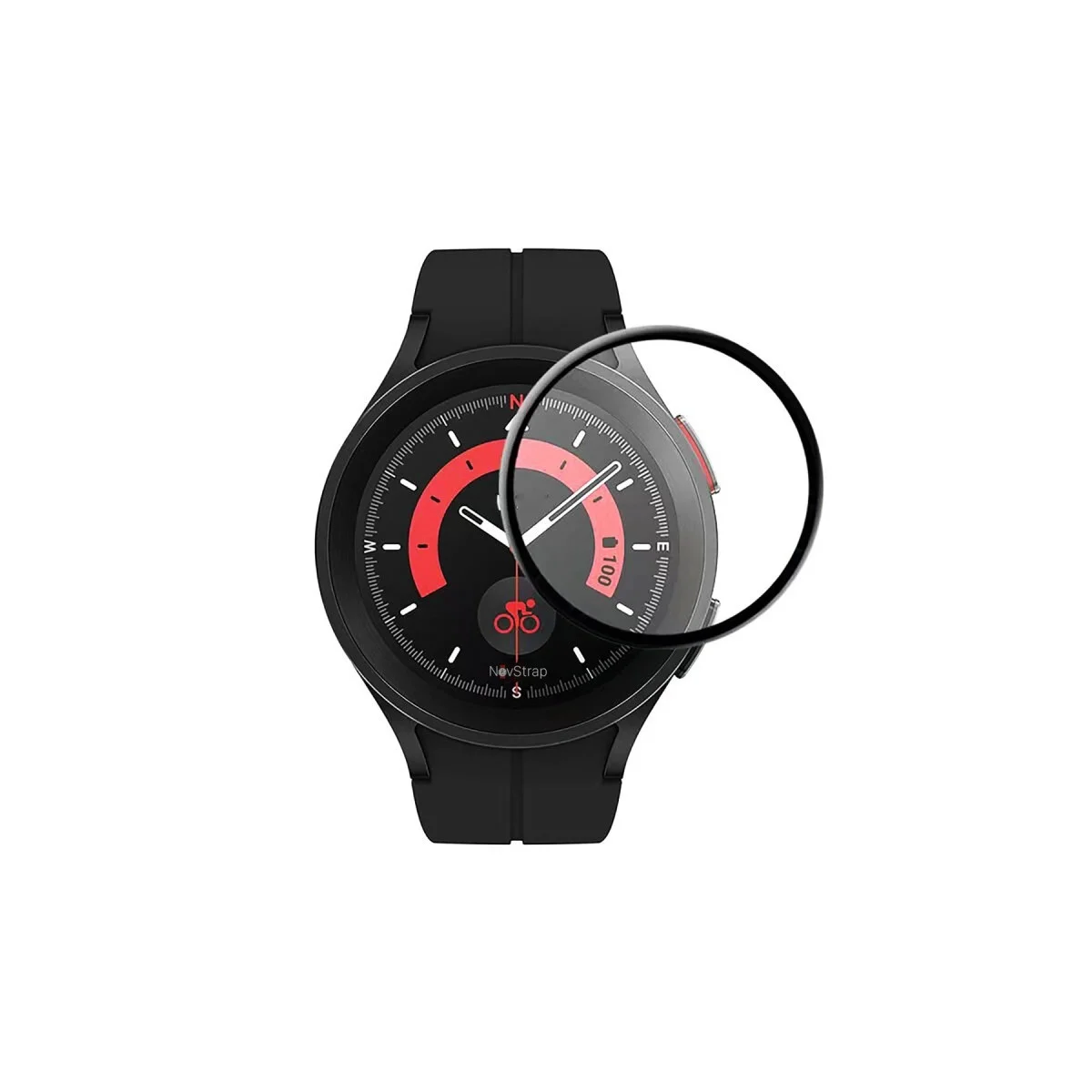 Samsung Galaxy Watch 4 42mm Polymer Nano Ekran Koruyucu - Şeffaf görsel 2