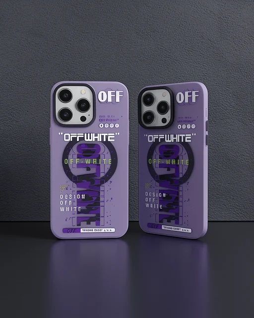 Apple İphone 14 Pro Kılıf Apollo Magneticsafe Desenli Kapak - Apollo Mor - 3