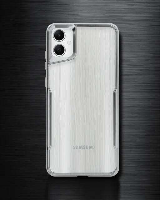 Samsung Galaxy A05 Kılıf Boyi Silikon Kapak - Gümüş