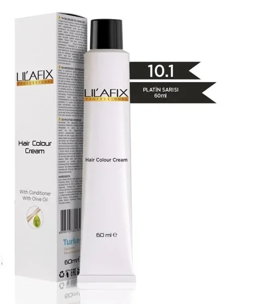 Lilafix Krem Profesyonel Tüp Saç Boyası 60ml - 10.1 Platin Sarısı