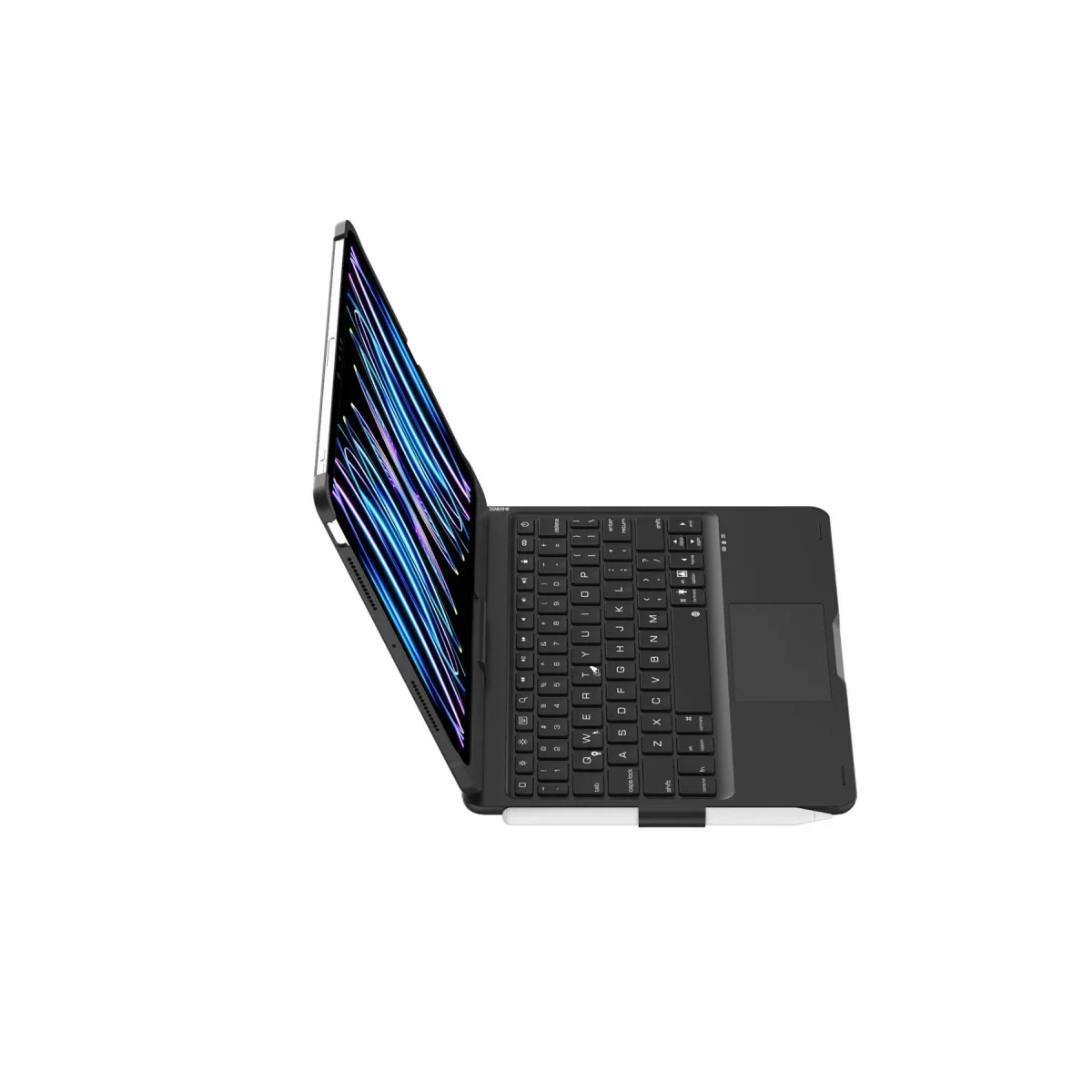 Apple iPad Pro 11 (2024) F11 ATS Kılıf Magic Dönen Klavyeli Tablet Kılıf - Siyah görsel 5
