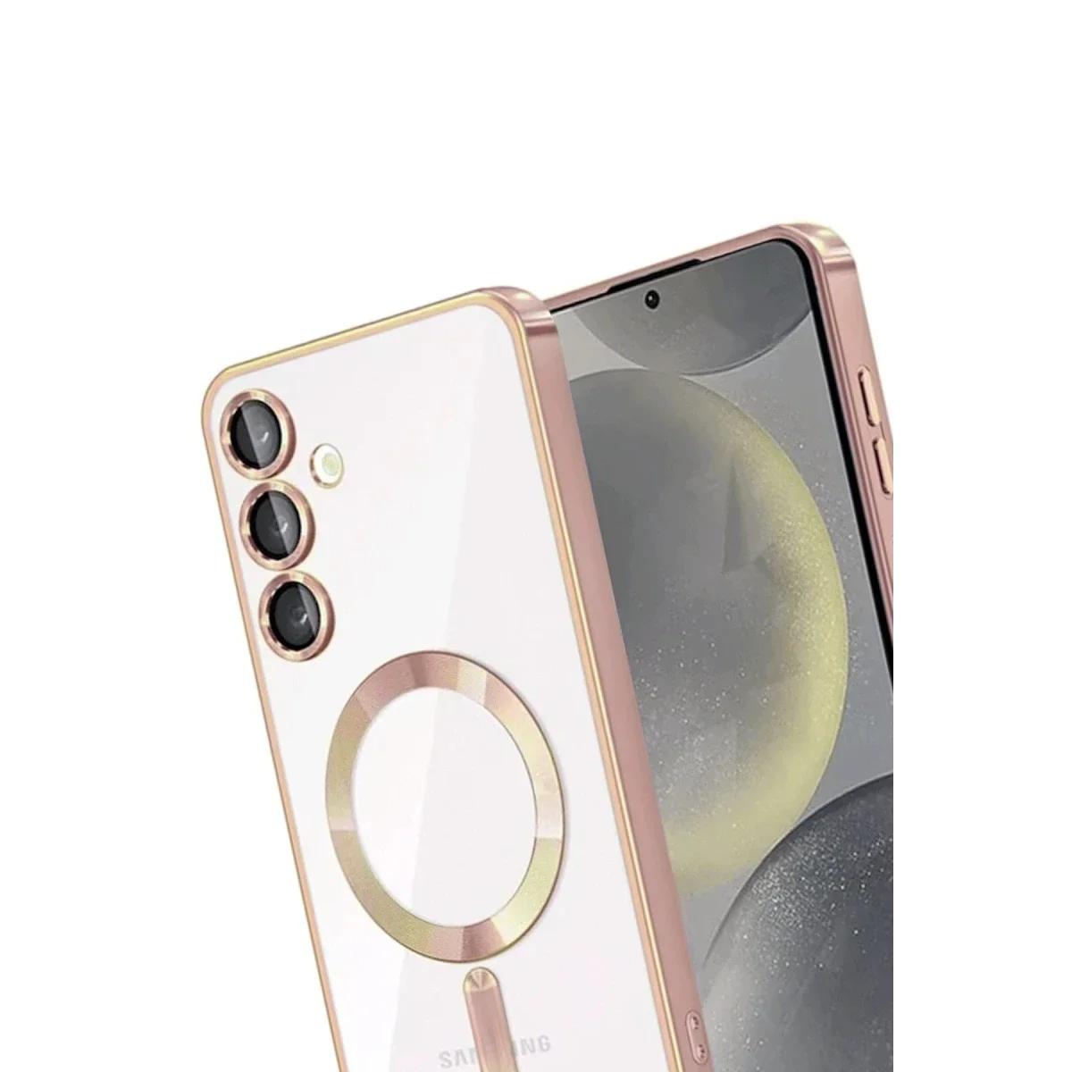 Samsung Galaxy A16 5G Kross Magneticsafe Kapak - Rose görsel 3