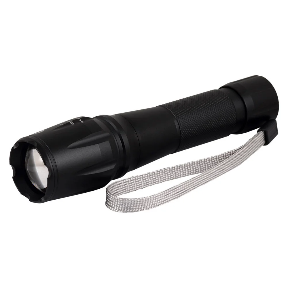 PS-46 XML-T6 LED Şarjlı El Feneri 500 Lümen Zoomlu Araç Duvar Şarj Setli görsel 2