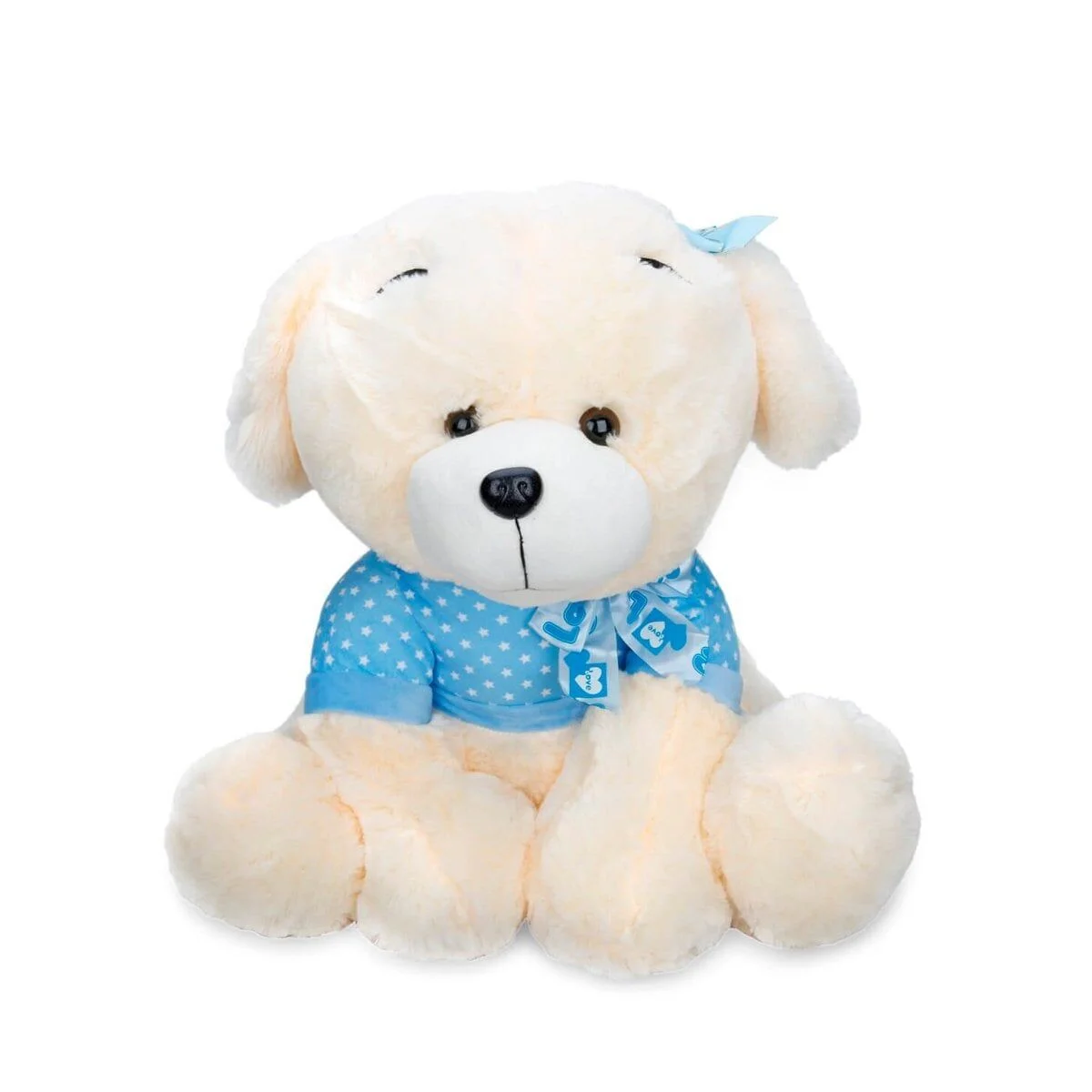 1033 Peluş Oturan Köpek 55 cm görsel 2