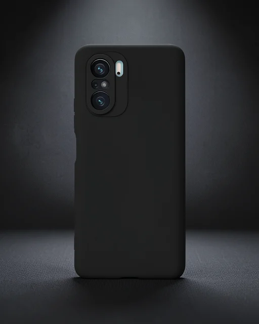 Xiaomi Poco F3 Kılıf First Silikon - Siyah