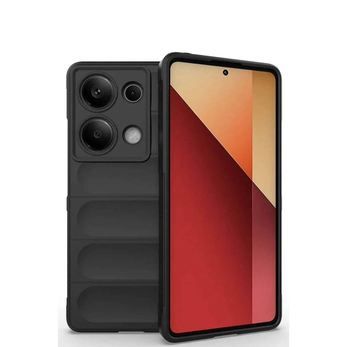 Xiao Red Note 13 Pro 4g Kılıf Optimum Silikon - Siyah